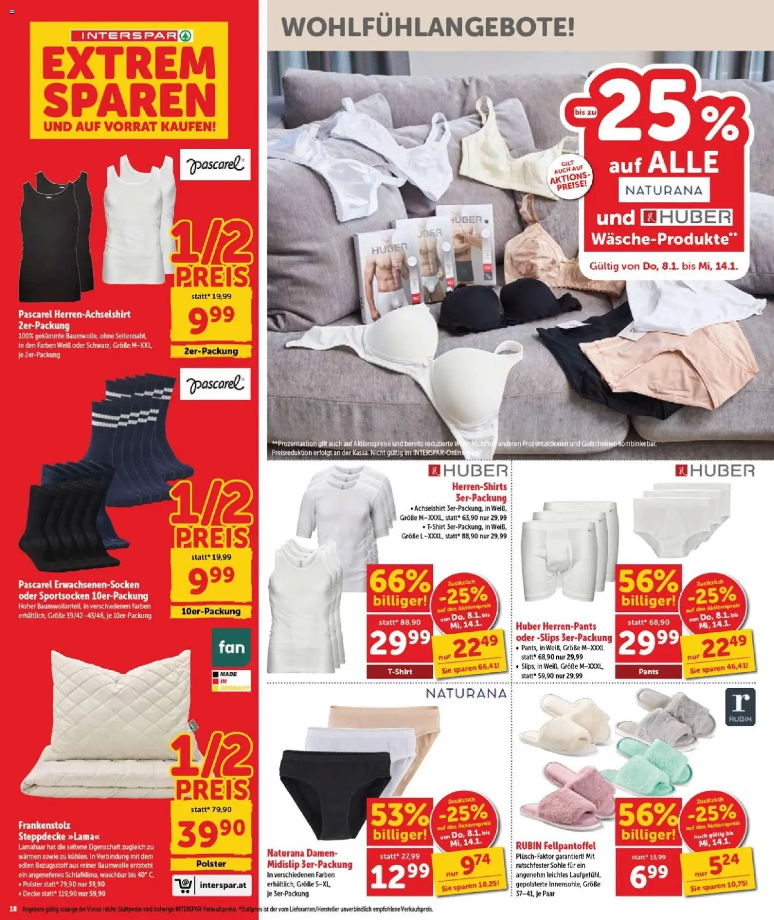 Interspar Flugblatt - Burgenland gültig ab 08.01.2026 | Seite: 18 | Produkte: Decke