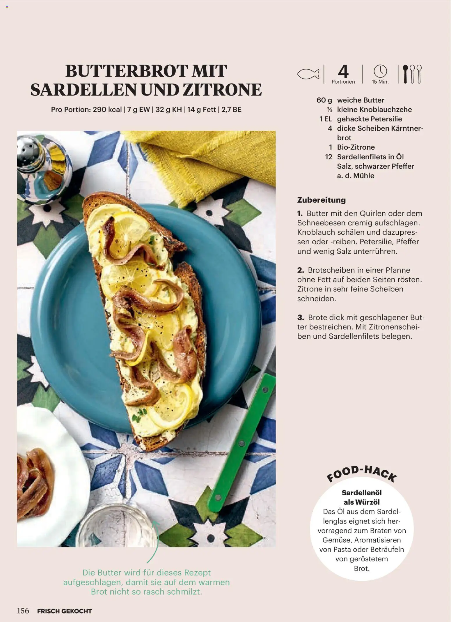 Billa  Frisch Gekocht gültig ab 01.11.2025 | Seite: 152 | Produkte: Pasta, Knoblauch, Mühle, Butter