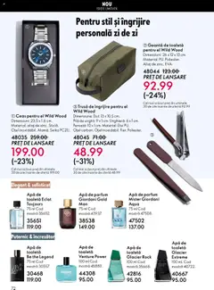 Ofertele Oriflame valabile de la 22.10.2025 | Pagină: 72 | Produse: Ceas, Pensetă, Apă de parfum, Geantă