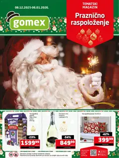Gomex praznično raspoloženje - pregled Gomex kataloga - važi od 08.12.2025