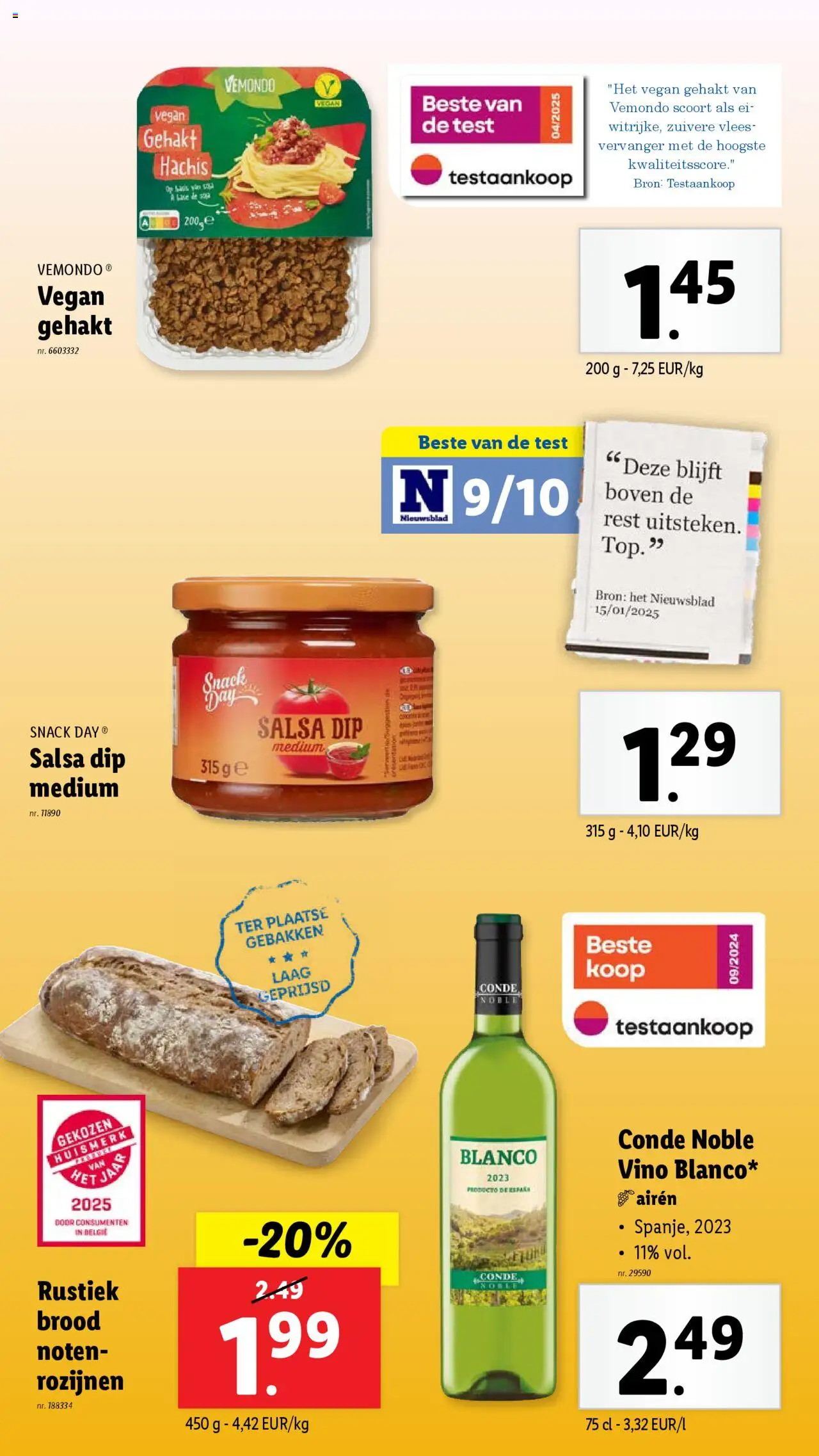  | Pagina: 27 | Producten: Gehakt, Noten, Dip, Rozijnen