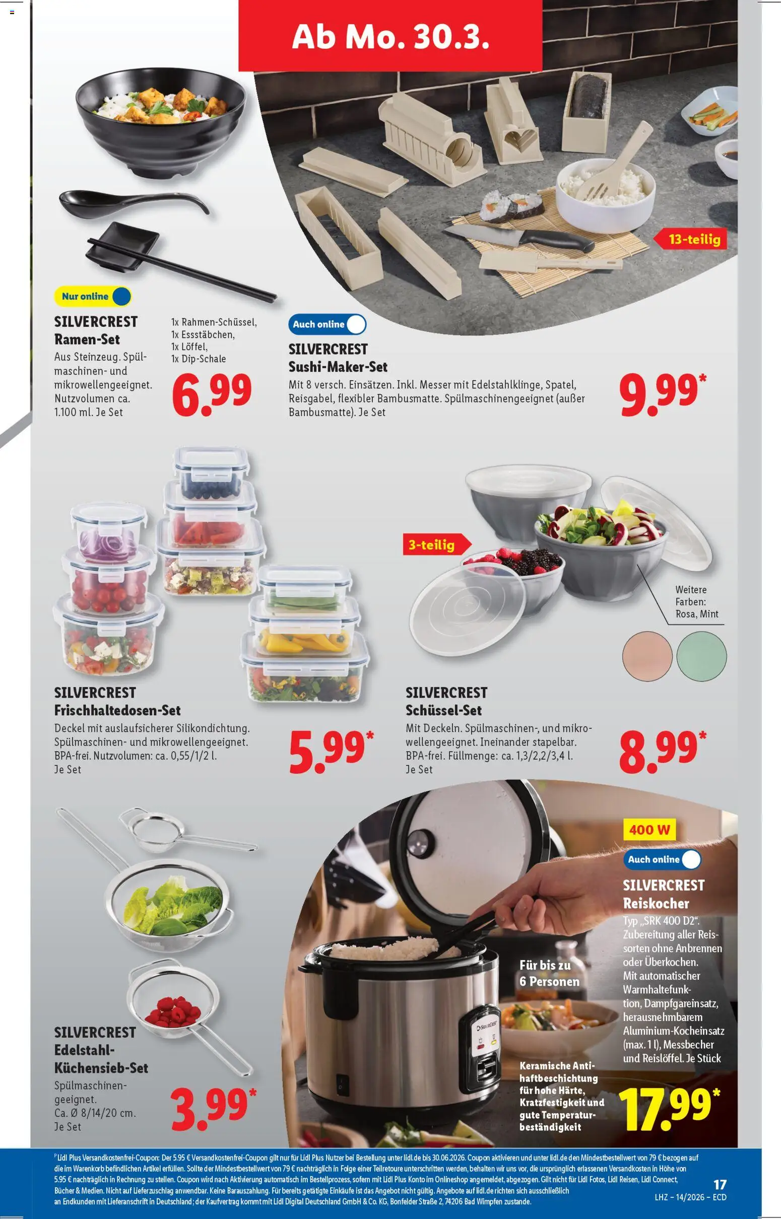 Lidl Prospekt – gültig ab 30.03.2026 | Seite: 7 | Produkte: Bad, Reis