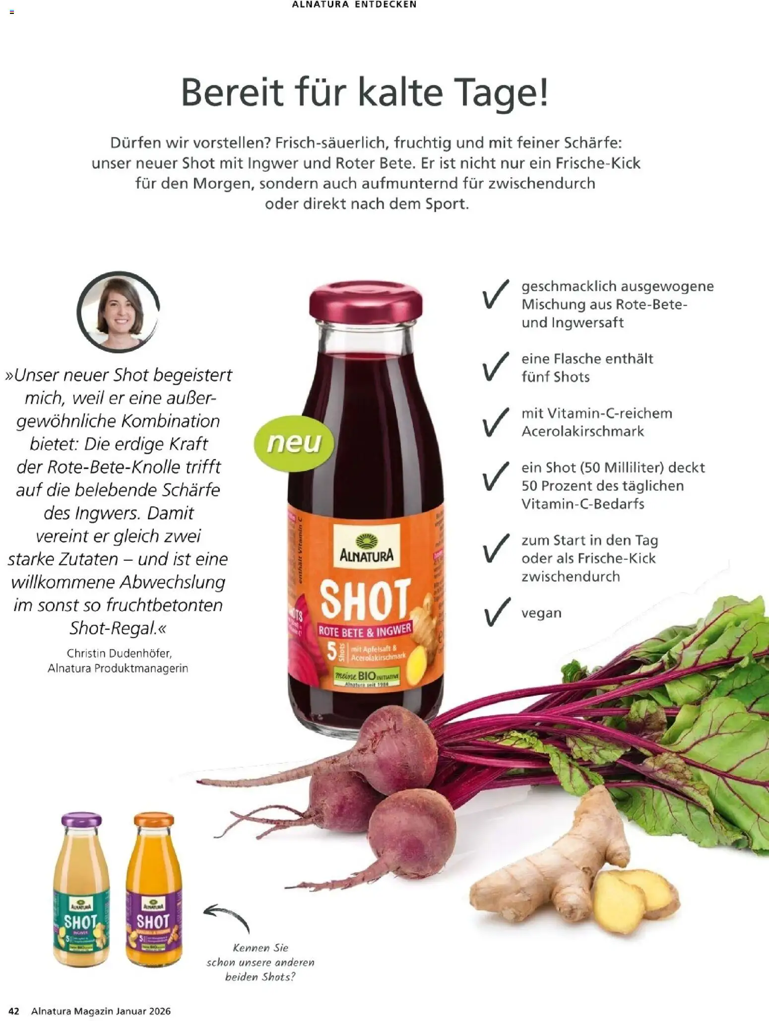 Alnatura Prospekt – gültig ab 01.01.2026 | Seite: 42 | Produkte: Apfelsaft