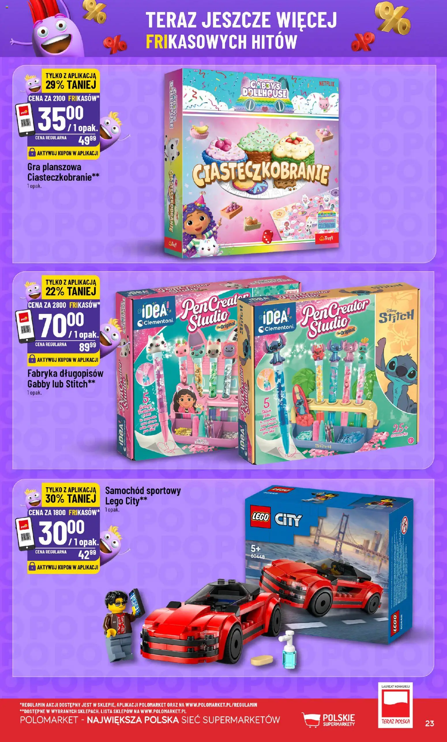 POLOmarket Gazetka - Frikasowe Hity od 10.12.2025 | Strona: 23 | Produkty: Gra, Lego