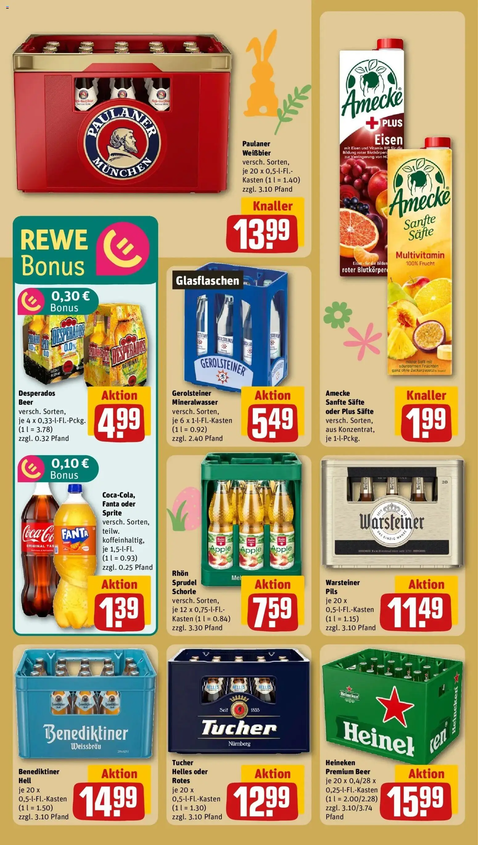 Rewe Prospekt Kammerstein	 – gültig ab 15.03.2026 | Seite: 20 | Produkte: Sprite, Weißbier, Apple, Warsteiner