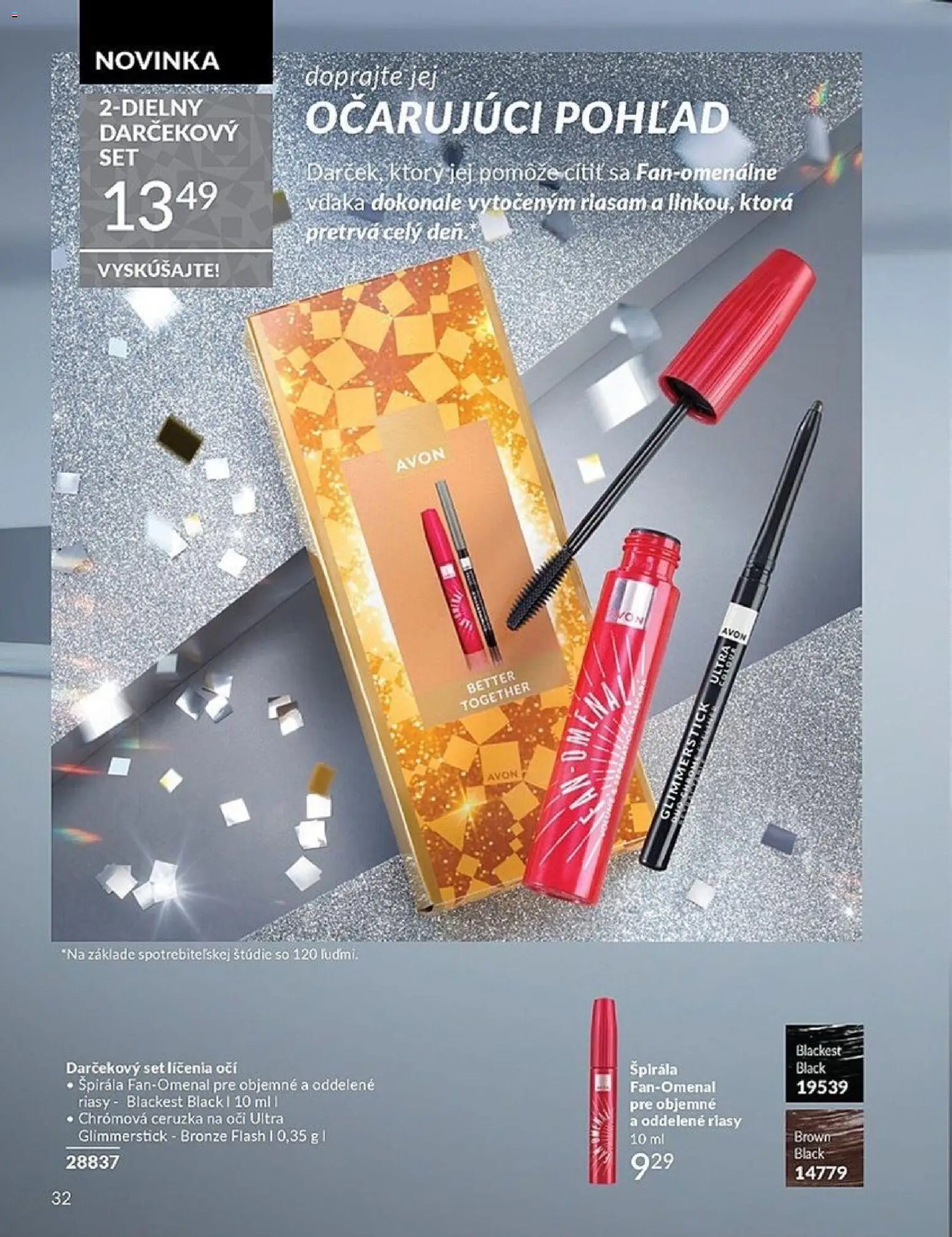 Nové Avon akcie – leták je platný od 01.11.2025 | Strana: 32 | Produkty: Ceruzka na oči, Ceruzka