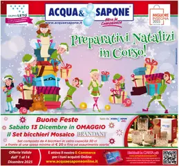 Anteprima del volantino Acqua e Sapone Sicilia catalogo valido a partire dal 01.12.2025