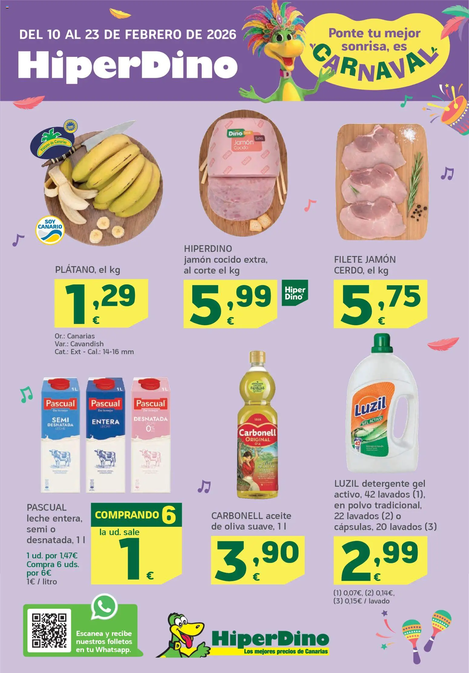 HiperDino folleto │ válido desde el 10.02.2026 | Página: 1