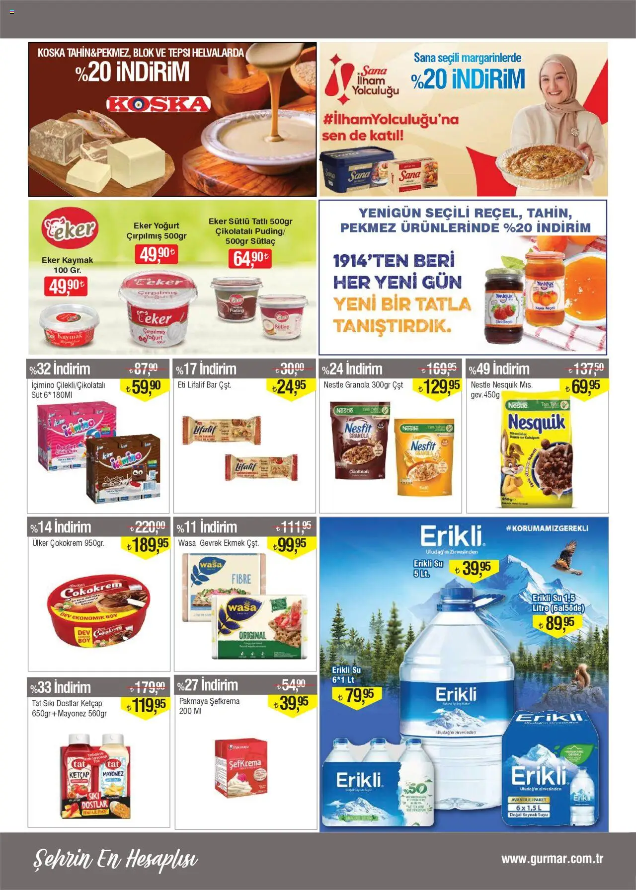 Gürmar Katalog - 01.10.2025 tarihinden itibaren geçerlidir | Sayfa: 6 | Ürünler: Gevrek, Yoğurt, Ekmek, Kayısı