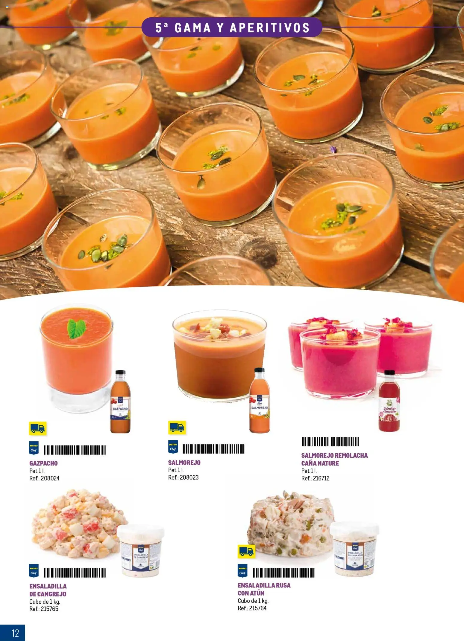 Makro Especial Catering Prat │ válido desde el 16.03.2026 | Página: 12 | Productos: Ensaladilla, Gazpacho