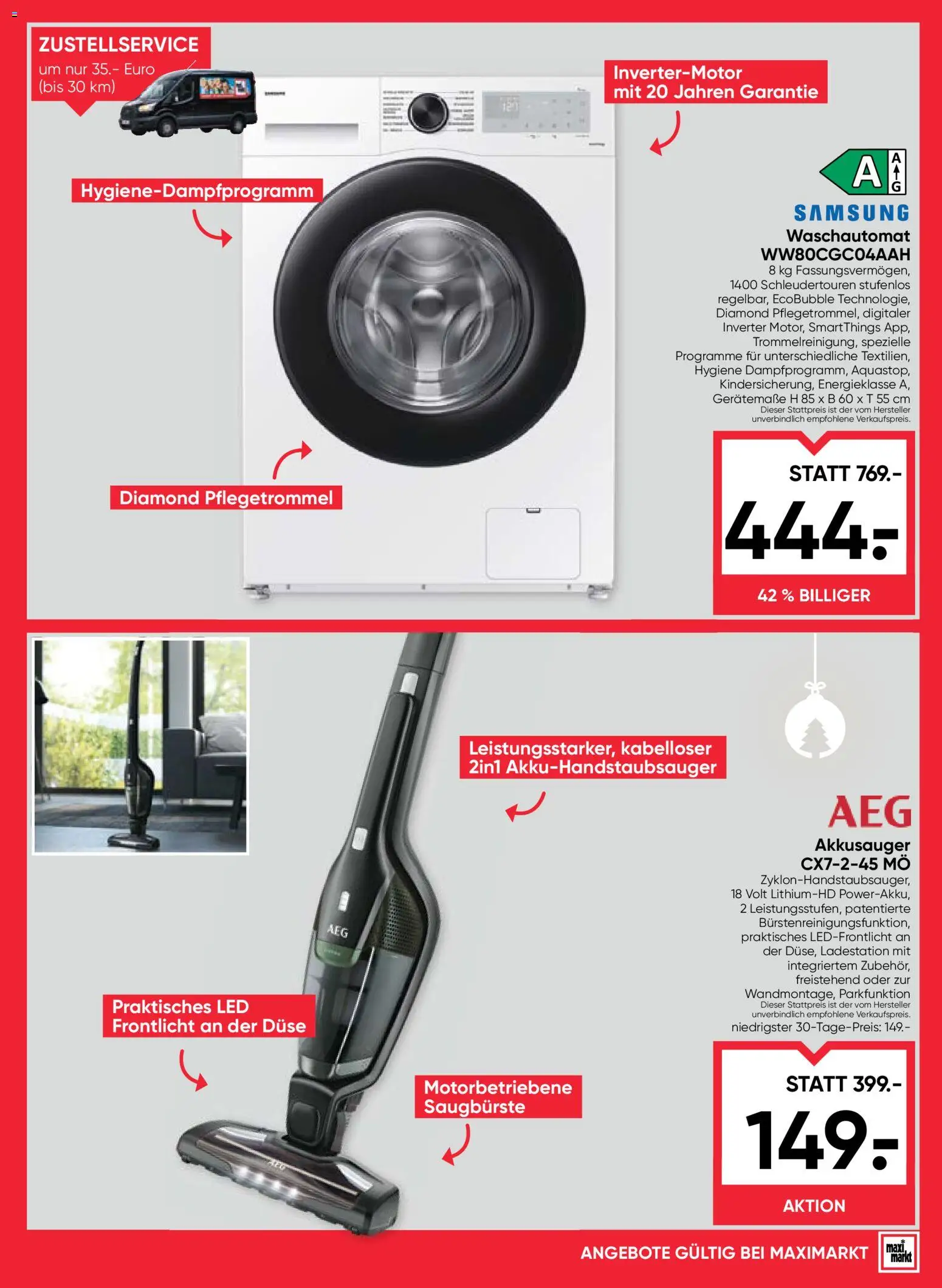 Maximarkt Flugblatt gültig ab 11.12.2025 | Seite: 29 | Produkte: Samsung