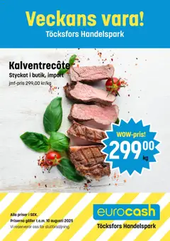Forhåndsvisning av EuroCash Veckans vara! gyldig fra 04.08.2025