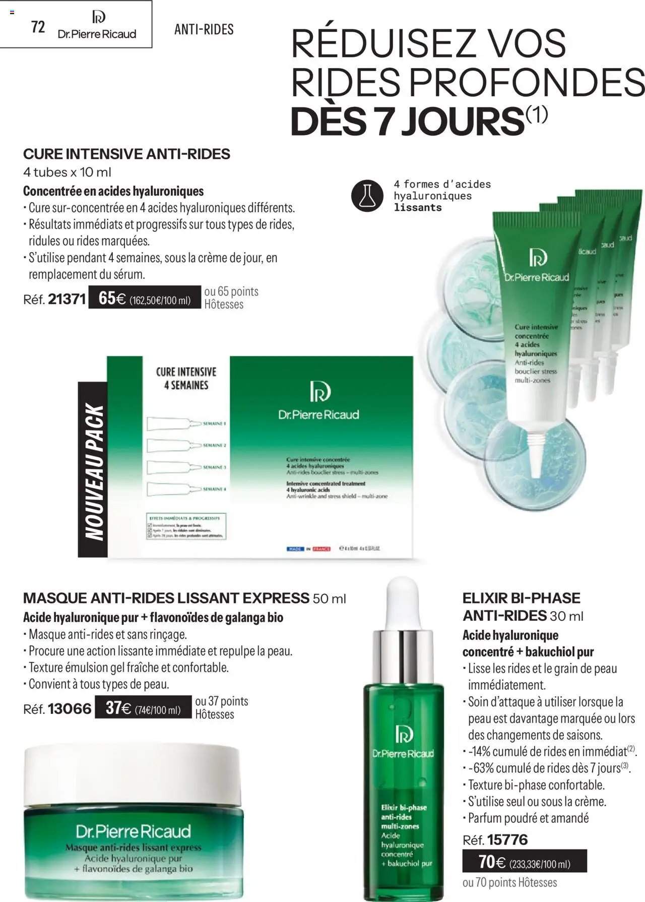 {H1} | Page: 72 | Produits: Serum, Parfum, Poudre, Crème