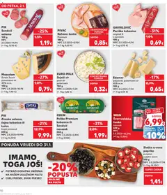 EURO-MILK Svježi sir, Svježi sir posni ili polumasni 100 g - Pregled kataloga iz trgovine Kaufland, vrijedi od 02.01.2026 | Stranica: 10