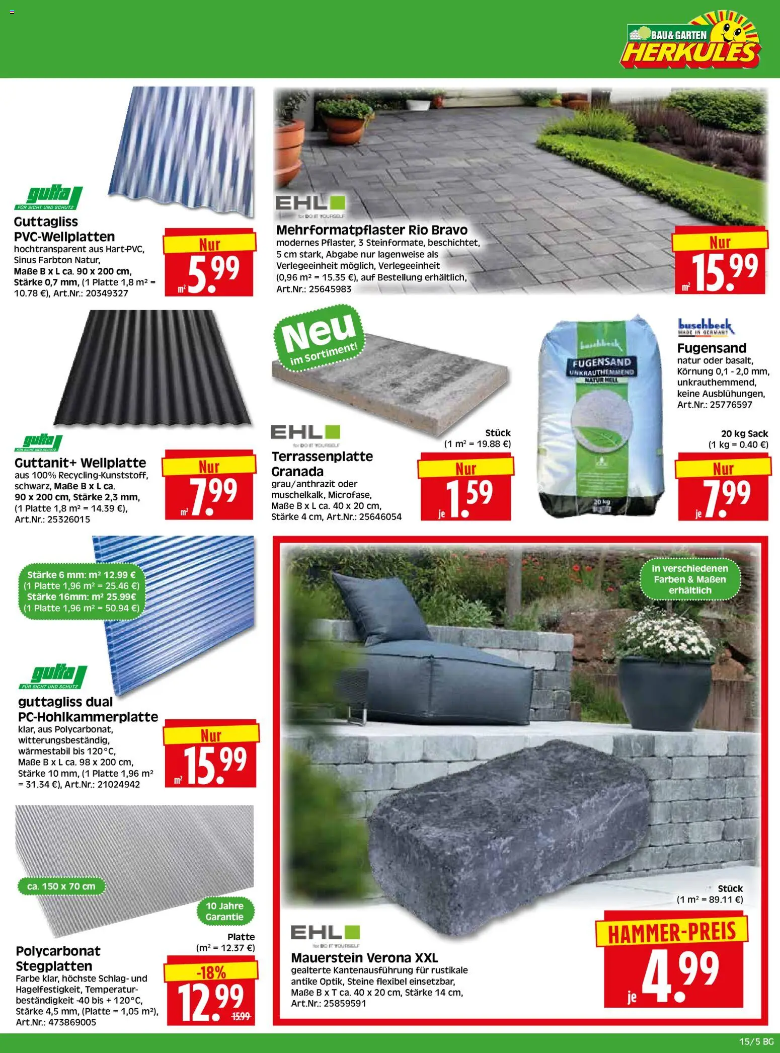 HERKULES - Bau & Garten – gültig ab 07.04.2026 | Seite: 5