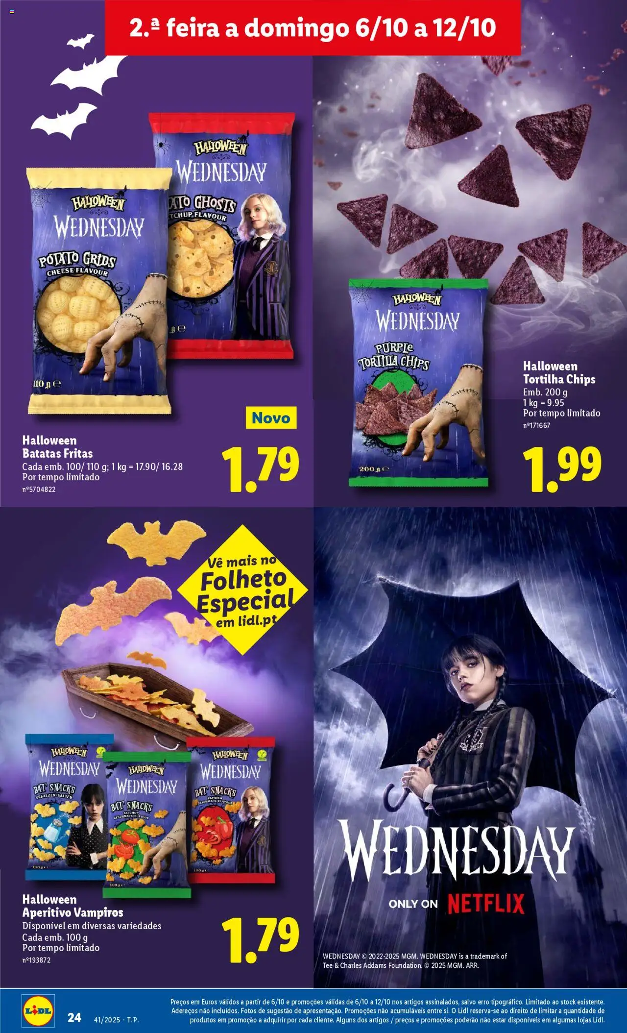 Lidl folheto │ válido de 06.10.2025 | Página: 24 | Produtos: Batatas fritas