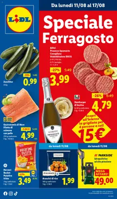 Anteprima del volantino Volantino Lidl	 valido a partire dal 11.08.2025
