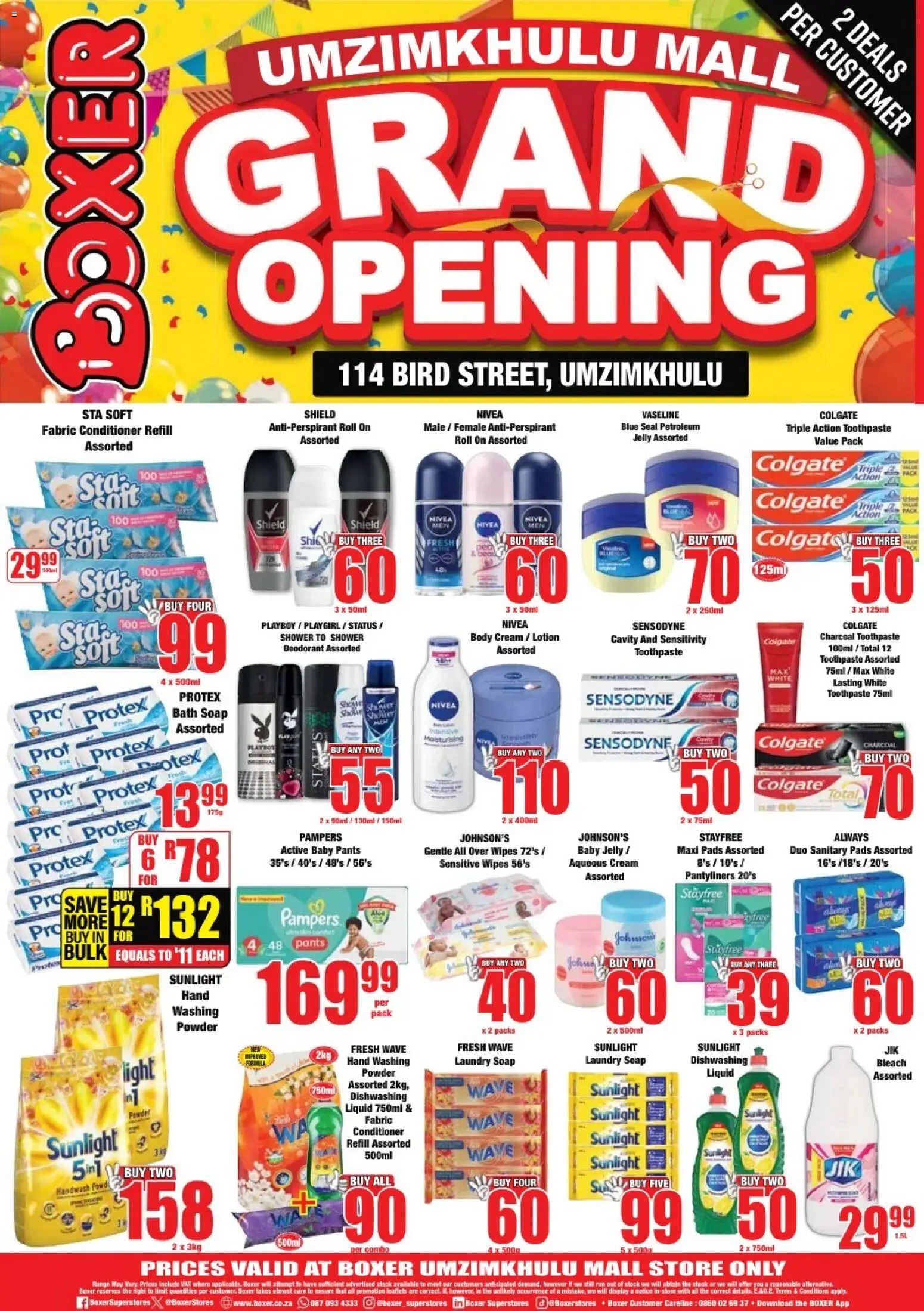 New Boxer catalogue – valid from 27.11.2025 | Page: 8 | Products: Pants, Handwash, Cream, Antiperspirant