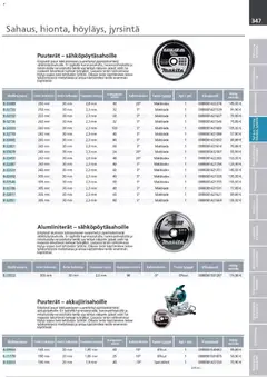 Makita-mainoslehti voimassa 24.03.2026 alkaen | Sivu: 347 | Tuotteet: Monitoimikone, Käsineet