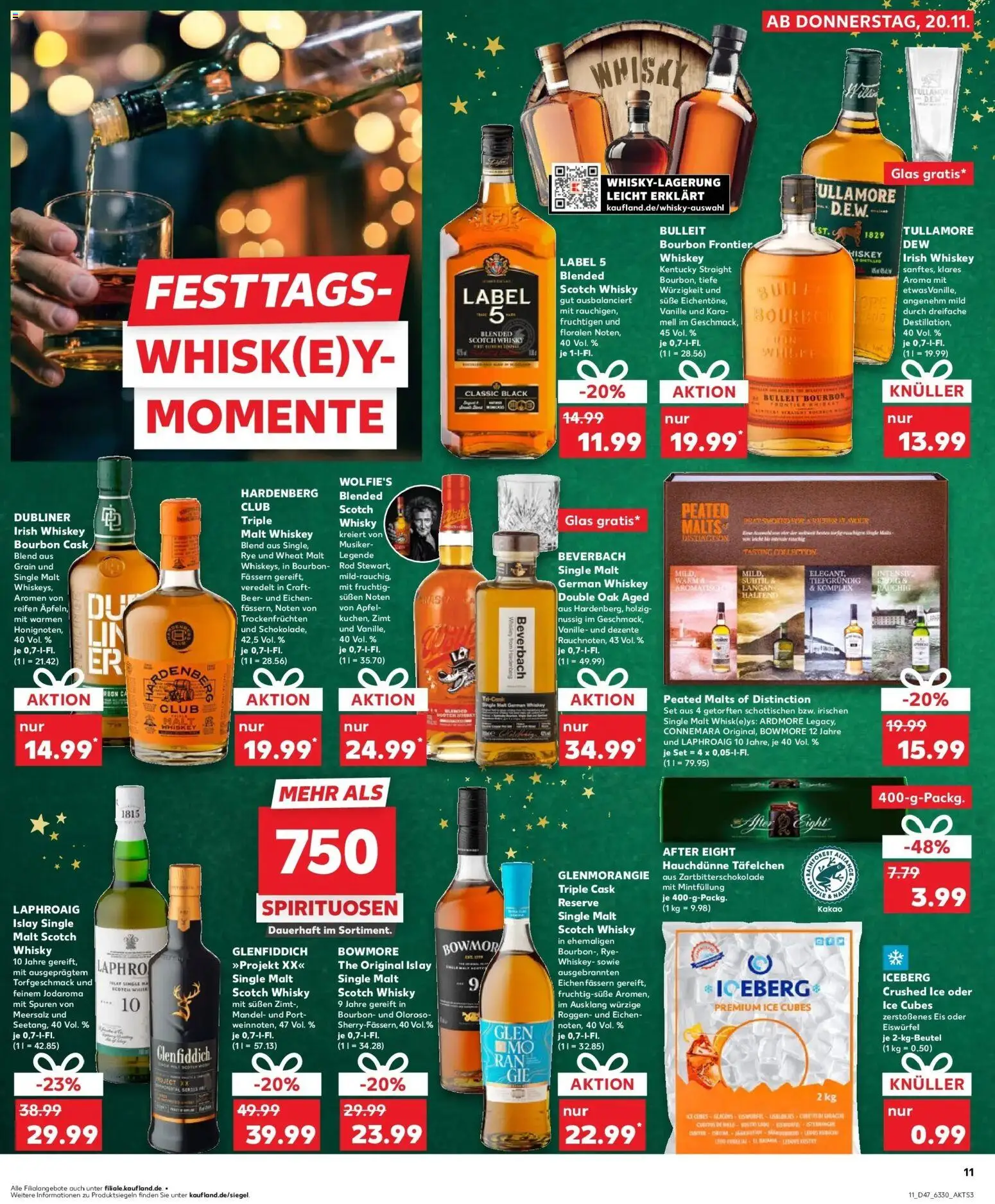 Kaufland prospekt Delmenhorst	 – gültig ab 20.11.2025 | Seite: 11 | Produkte: Whisky, Äpfel, Whiskey, Eis