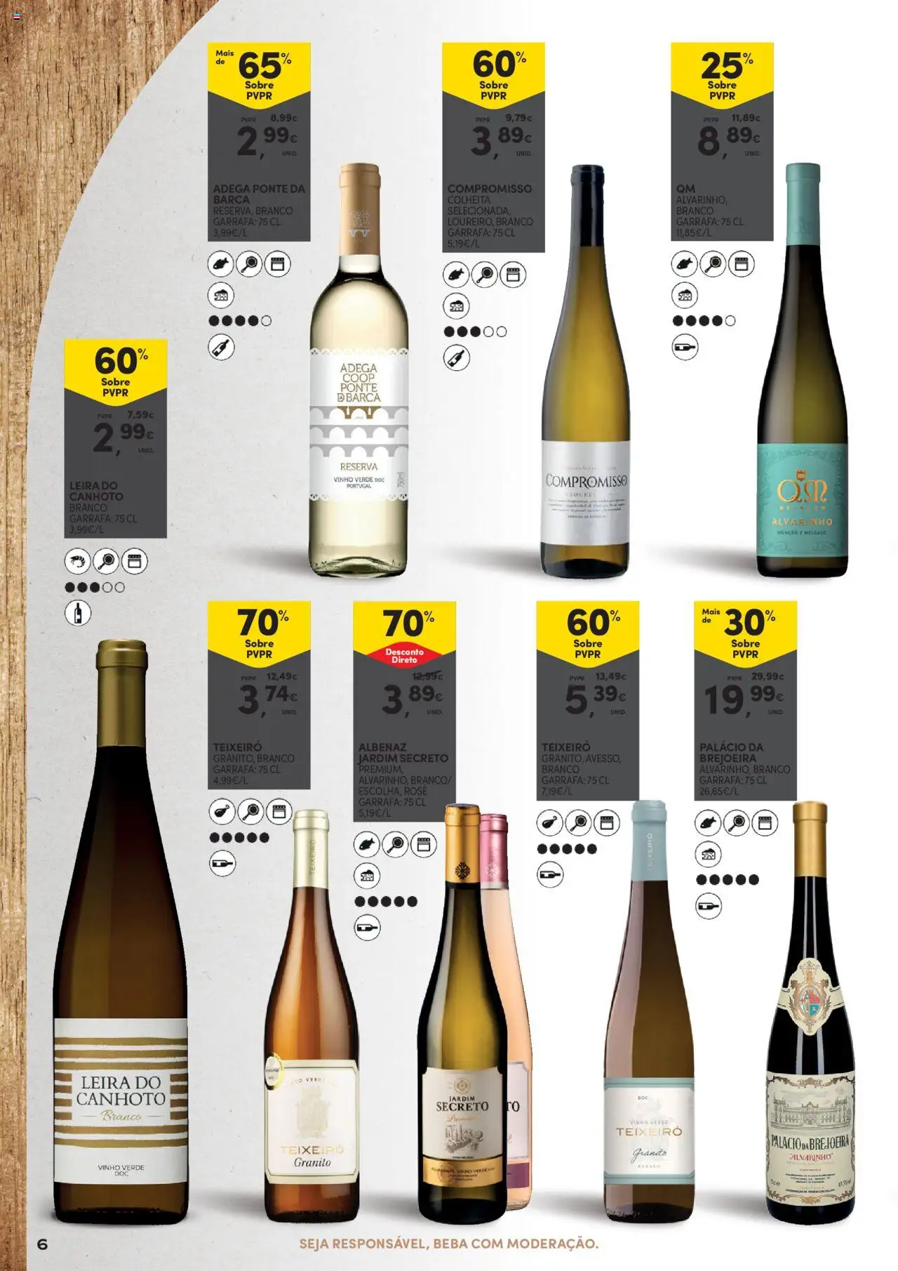 Continente - Vinhos, Enchidos e Queijos: A vida passa a comer com uma boa petiscada │ válido de 23.09.2025 | Página: 6 | Produtos: Vinho