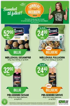 Forhåndsvisning av MØLLEHJUL SESAMFRØ, 420 g, fryst, Hatting gyldig fra 09.03.2026 | Side: 23