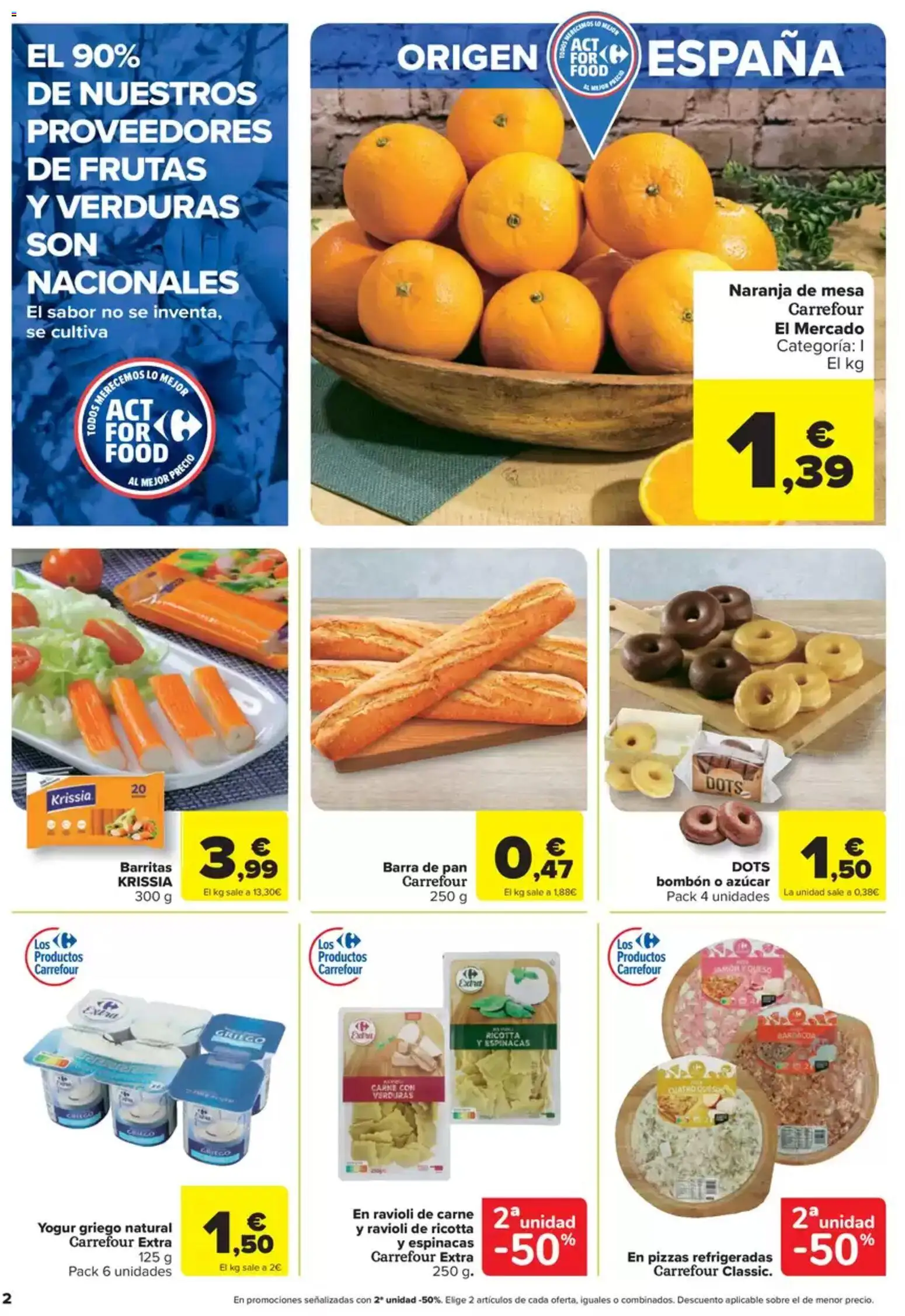 Carrefour Express folleto │ válido desde el 20.02.2026 | Página: 2 | Productos: Yogur, Pan, Πορσελάνη, Barbacoa