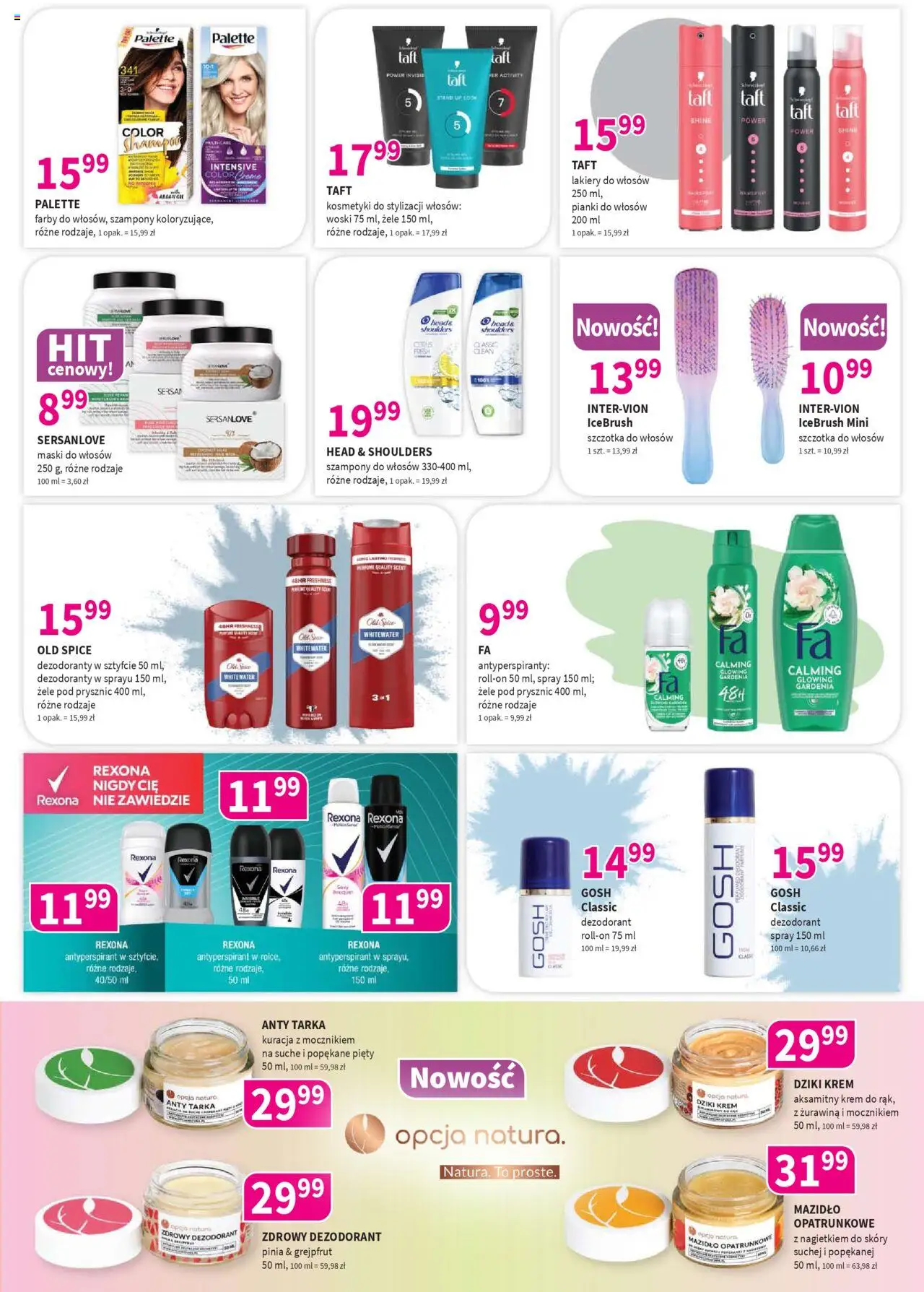 Drogerie Polskie Gazetka od 08.08.2025 | Strona: 5 | Produkty: Pianki, Krem, Dezodorant, Old spice
