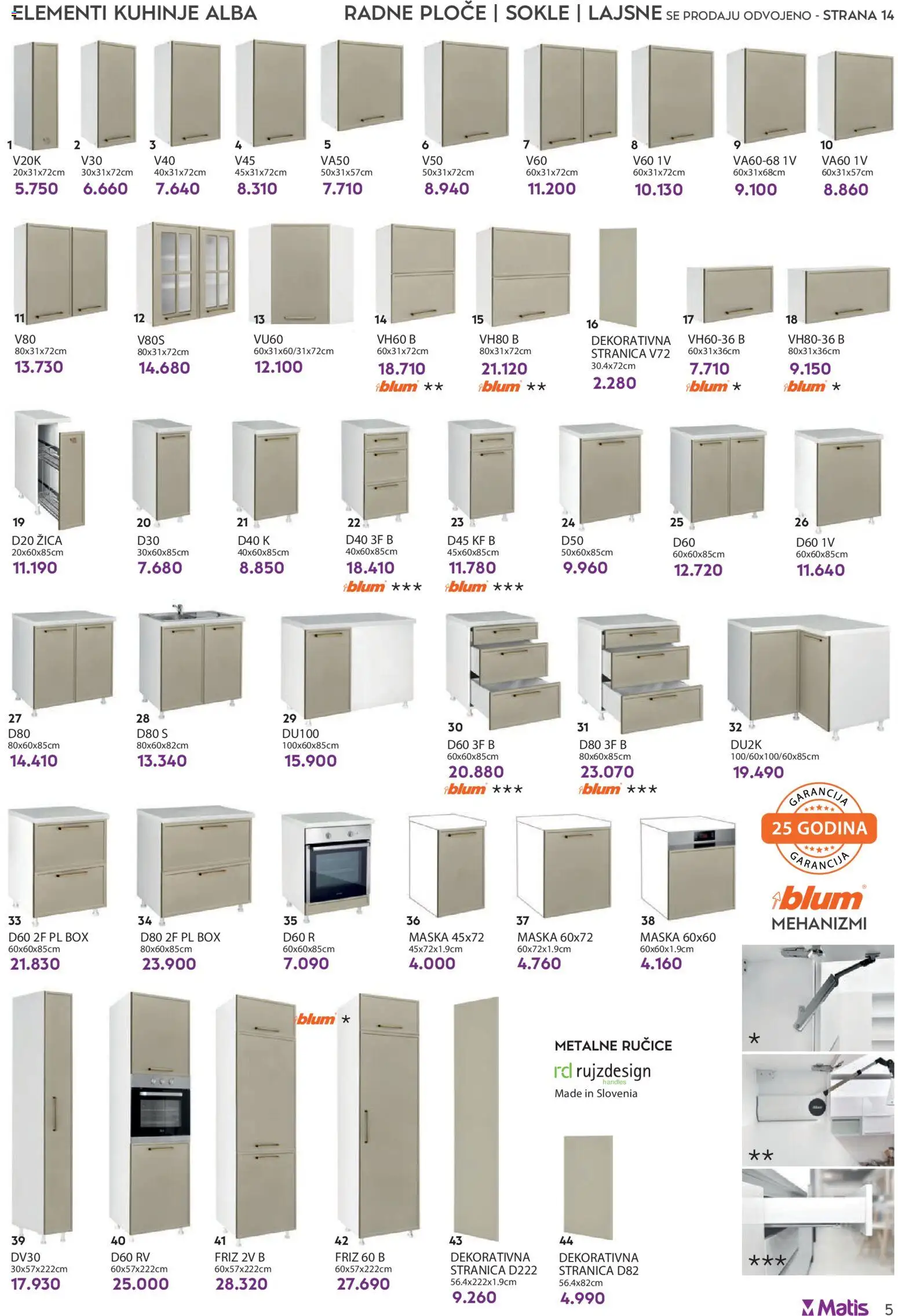 Matis katalog - važi od 01.03.2026 | Strana: 5 | Proizvode: Maska