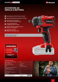Anteprima del volantino Einhell volantino Elettroutensili  valido a partire dal 17.03.2026 | Pagina: 31 | Prodotti: Adattatore, Scatola, Batterie, Caricabatterie