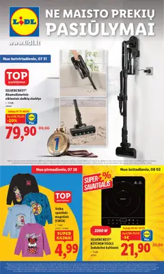 LIDL leidinių peržiūra, galiojančių nuo 28.07.2025
