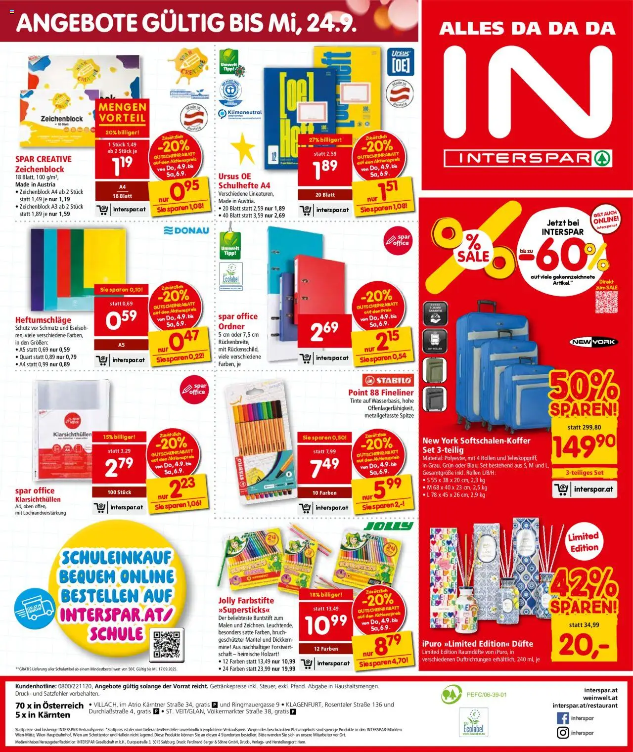 Interspar Flugblatt - Kärnten gültig ab 04.09.2025 | Seite: 16 | Produkte: Mantel