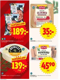 ICA Supermarket - erbjudanden - Förhandsvisning av reklamblad från butik ICA Supermarket aktuell från 24.11.2025 | Sida: 2 | Produkter: Gem, Prinskorv, Cheddar, Mjölk