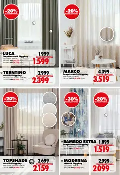 Katalógus Diego 01 - amely érvényes a következő dátumtól: 01.01.2026 | Oldal: 9 | Termékek: Fényáteresztő függöny, Függöny
