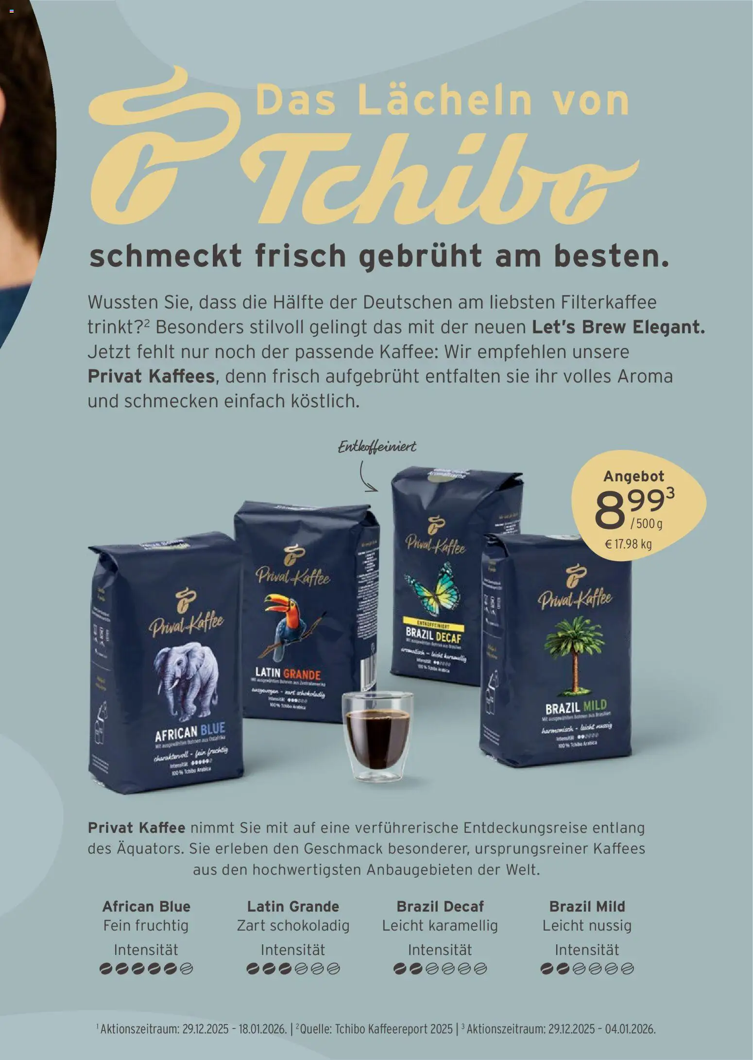 Prospekt Tchibo Freiheit beginnt draußen – gültig ab 31.12.2025 | Seite: 21 | Produkte: Kaffee