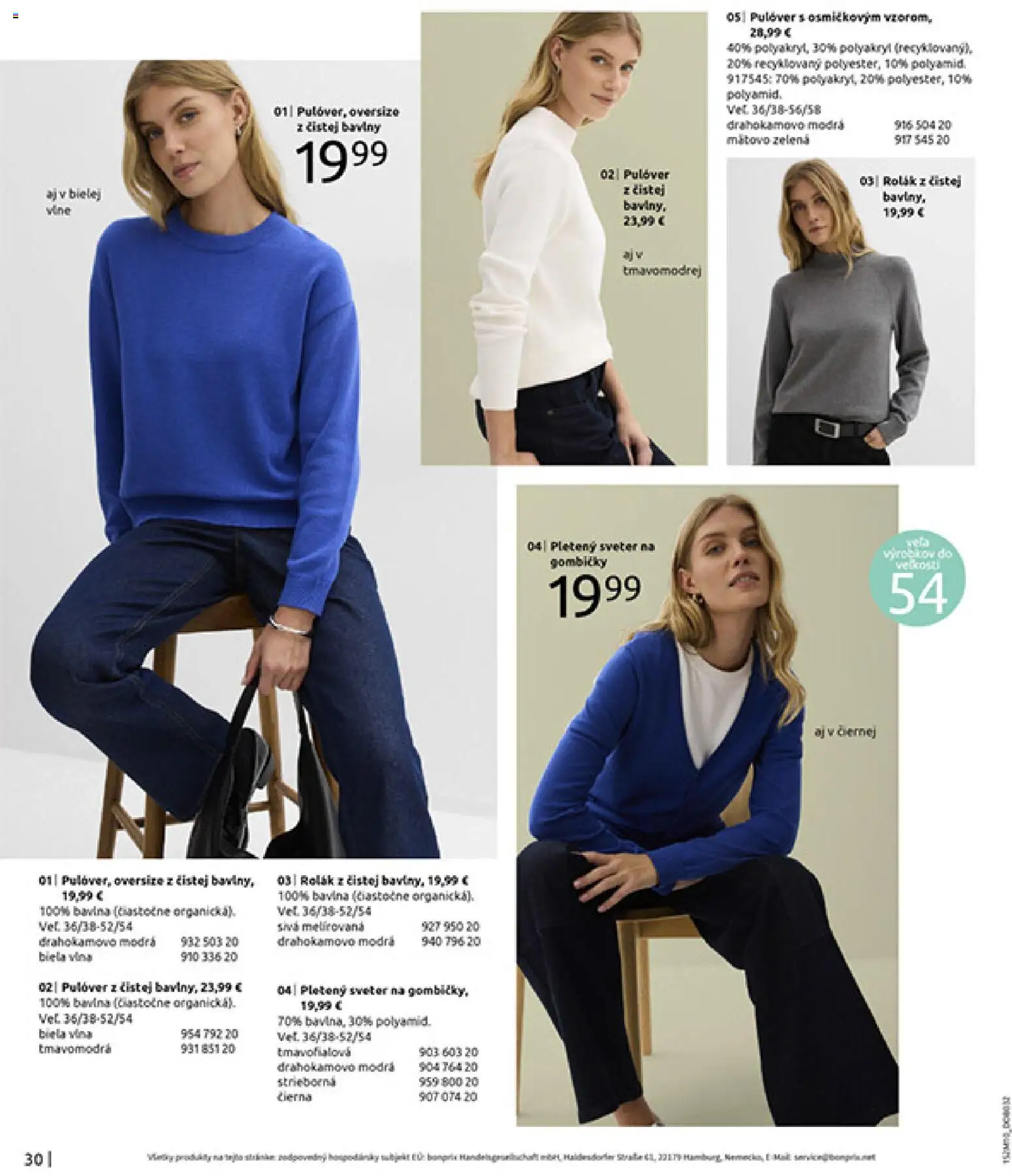 Nové Bonprix akcie – leták je platný od 24.11.2025 | Strana: 32 | Produkty: Sveter