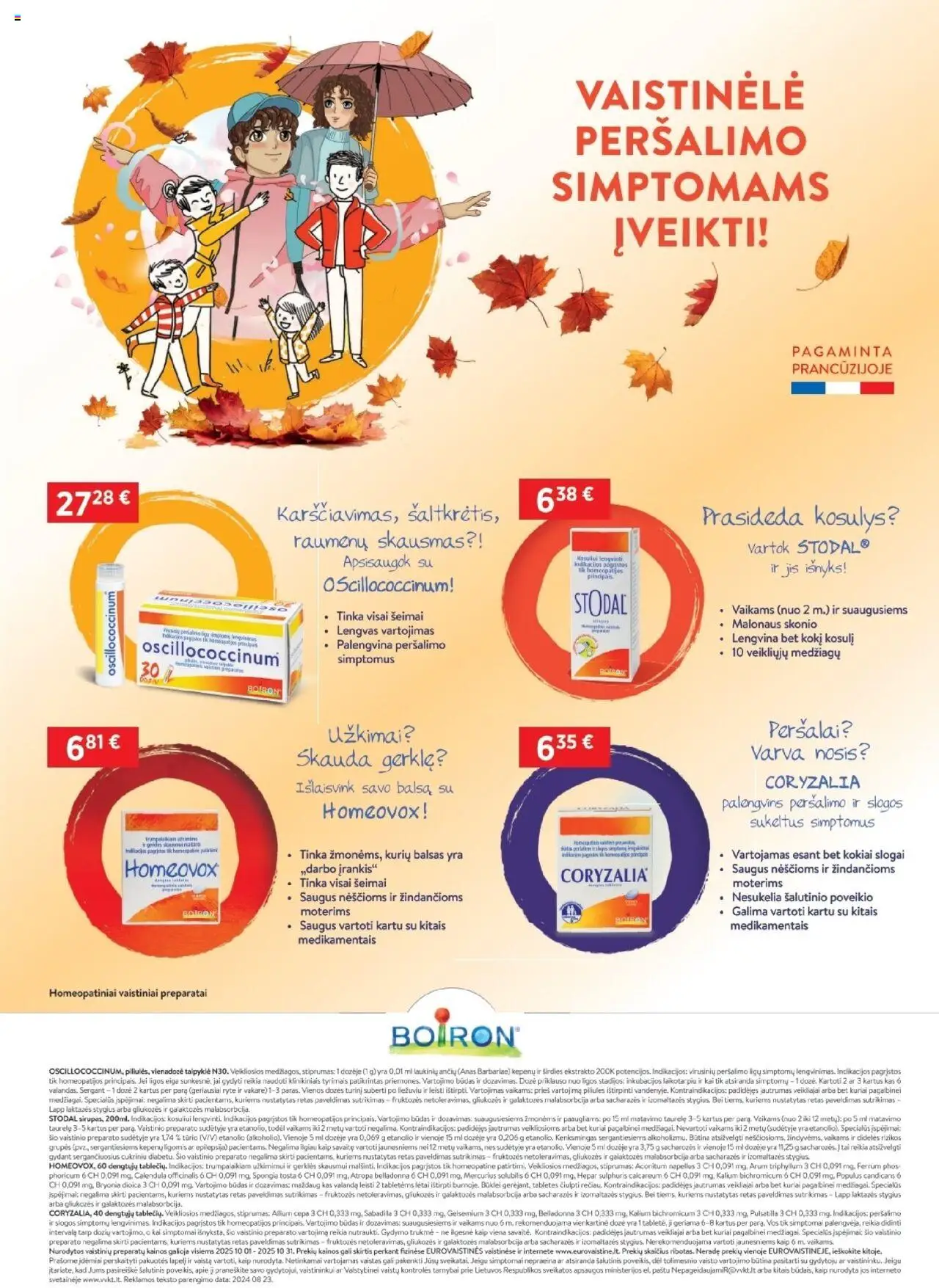 EUROVAISTINĖ akcijos nuo 01.10.2025 | Puslapis: 19