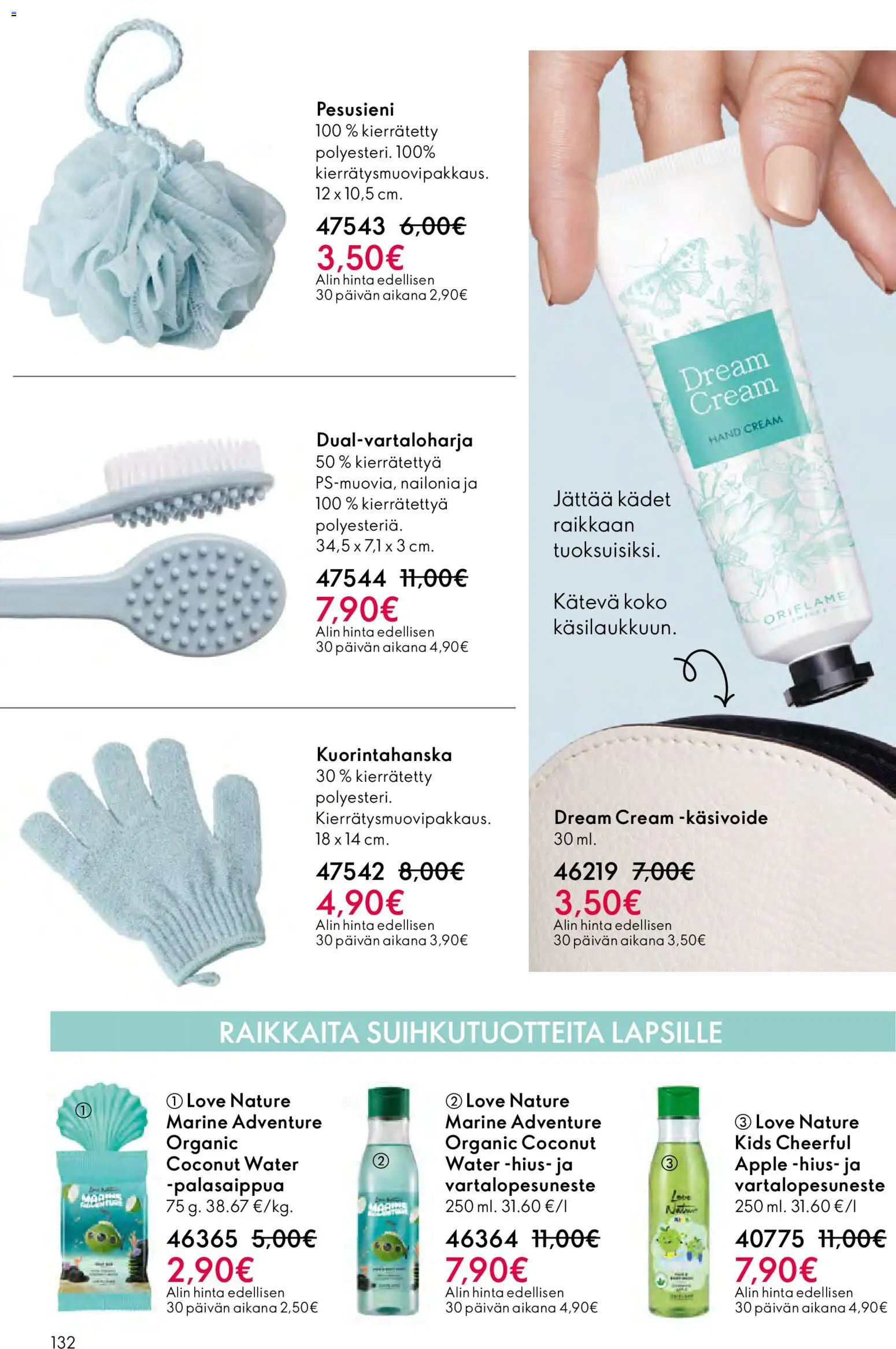 Oriflame - Esite 17 – voimassa 10.12.2025 alkaen | Sivu: 132 | Tuotteet: Käsivoide, Pesusieni