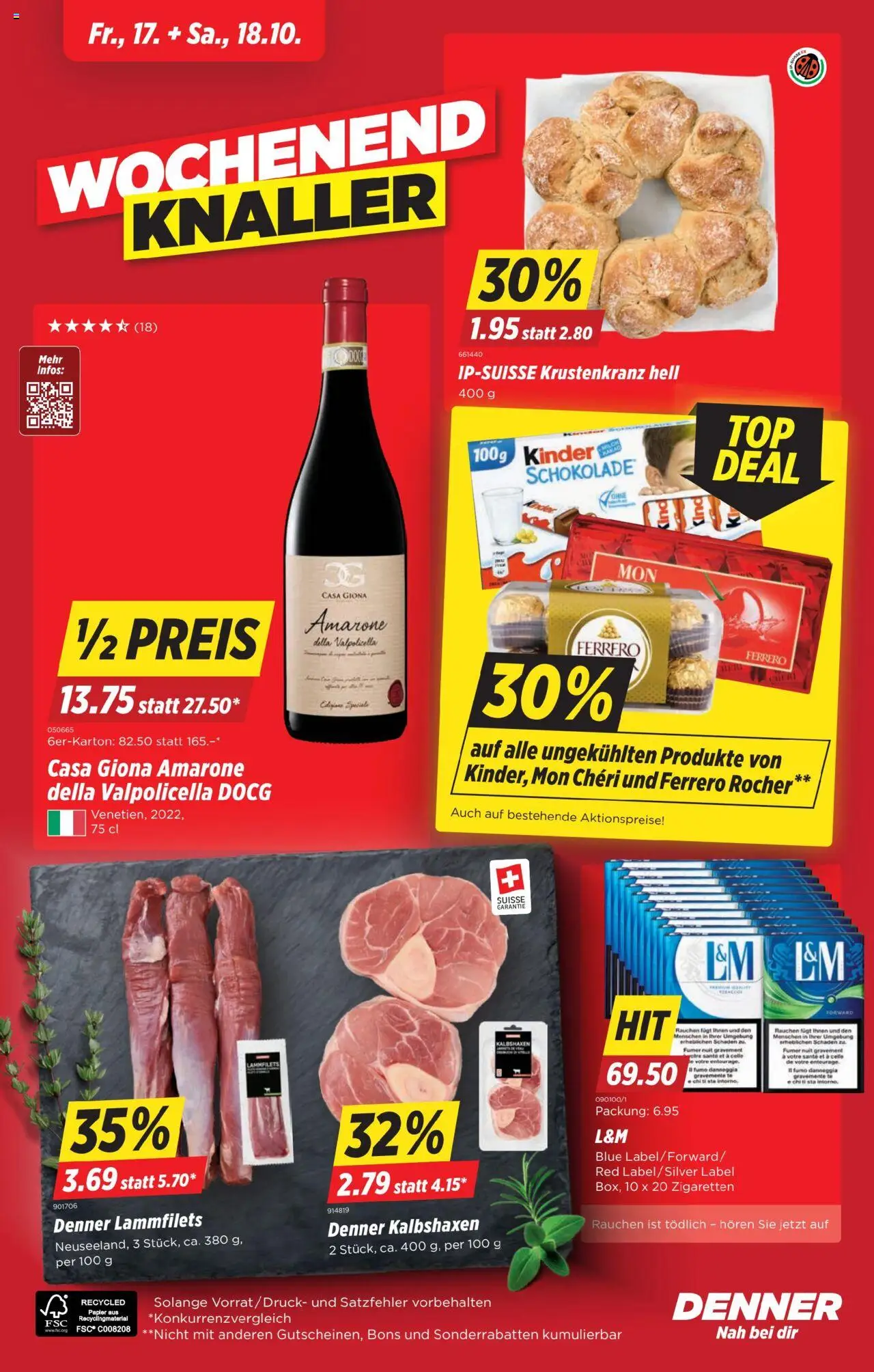 Denner Aktionen – gültig ab 14.10.2025 | Seite: 24 | Produkte: Schokolade, Pepsi Max
