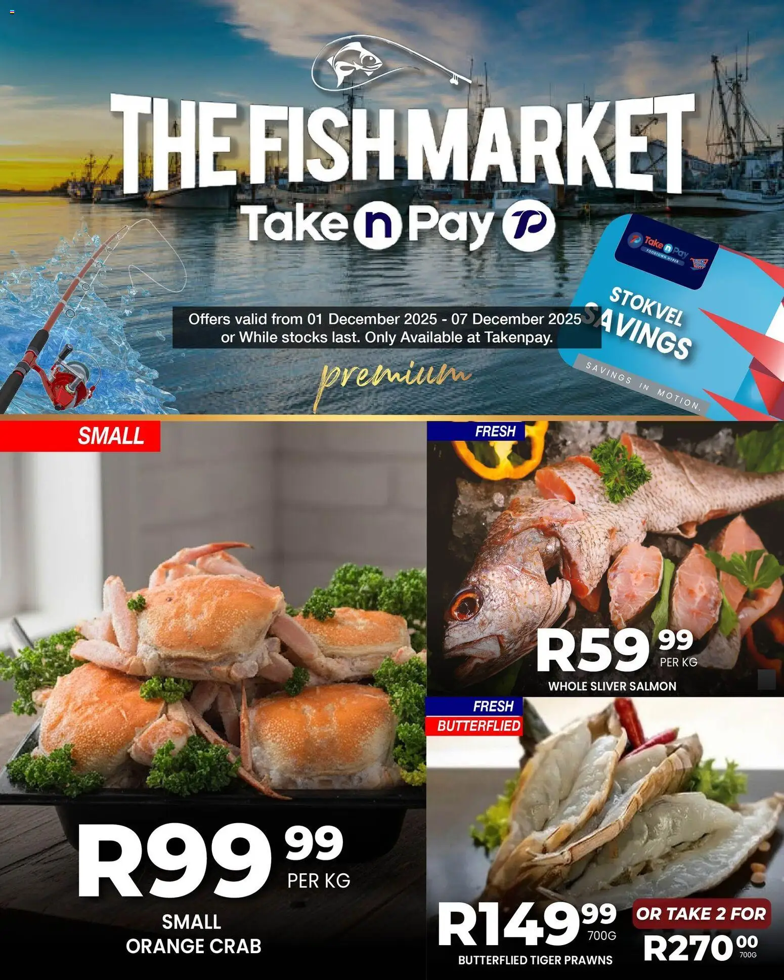 New Take n Pay catalogue – valid from 01.12.2025 | Page: 1 | Products: Fish