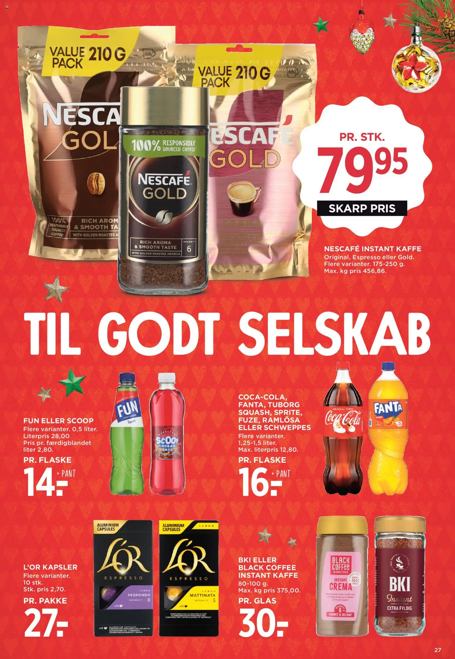 Meny tilbudsavis – gyldig fra 14.11.2025 | Side: 41 | Produkter: Kaffe, Coca Cola, Cola, Instant Kaffe
