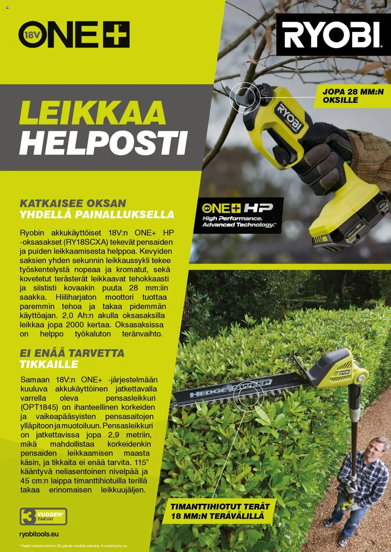  | Sivu: 48 | Tuotteet: Oksasakset, Pensasleikkuri