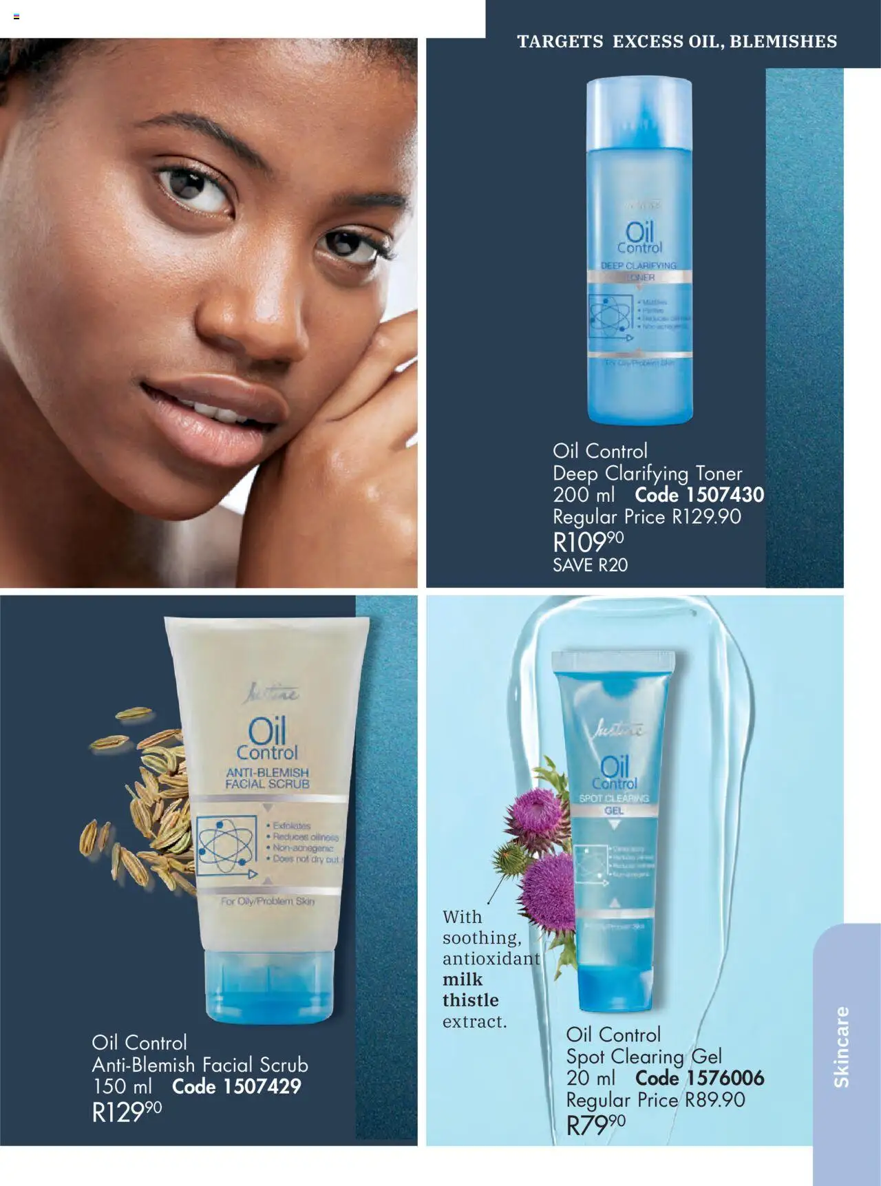 New Justine catalogue – valid from 01.10.2025 | Page: 26 | Products: Toner, Milk, Scrub, Facial scrub