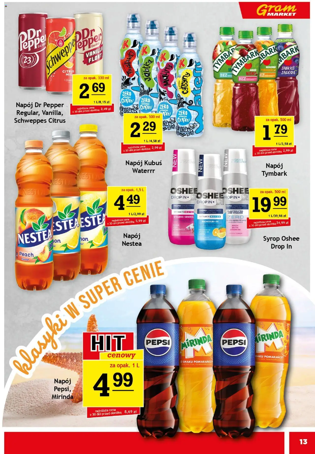 Gram Market Gazetka od 06.08.2025 | Strona: 11 | Produkty: Syrop, Pepsi, Por, Pomarańcze