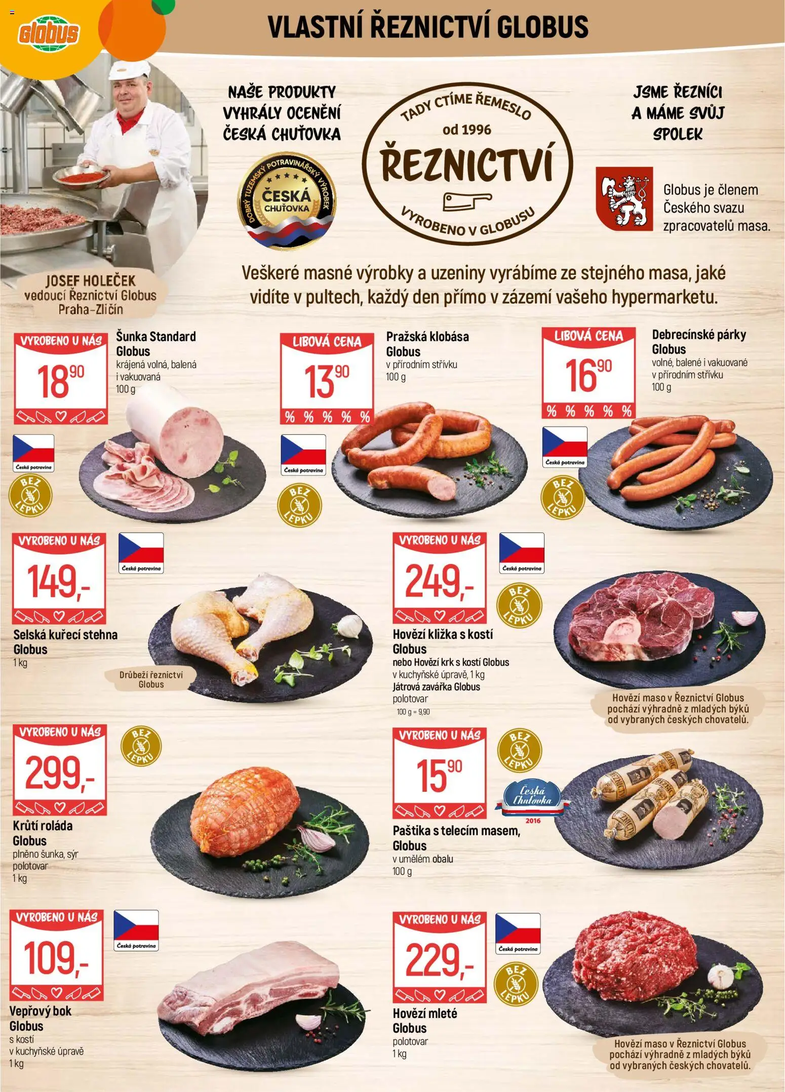 Globus leták - Praha Zličín od 04.03.2026 | Strana: 5 | Produkty: Sýr, Šunka, Hovězí kližka, Paštika