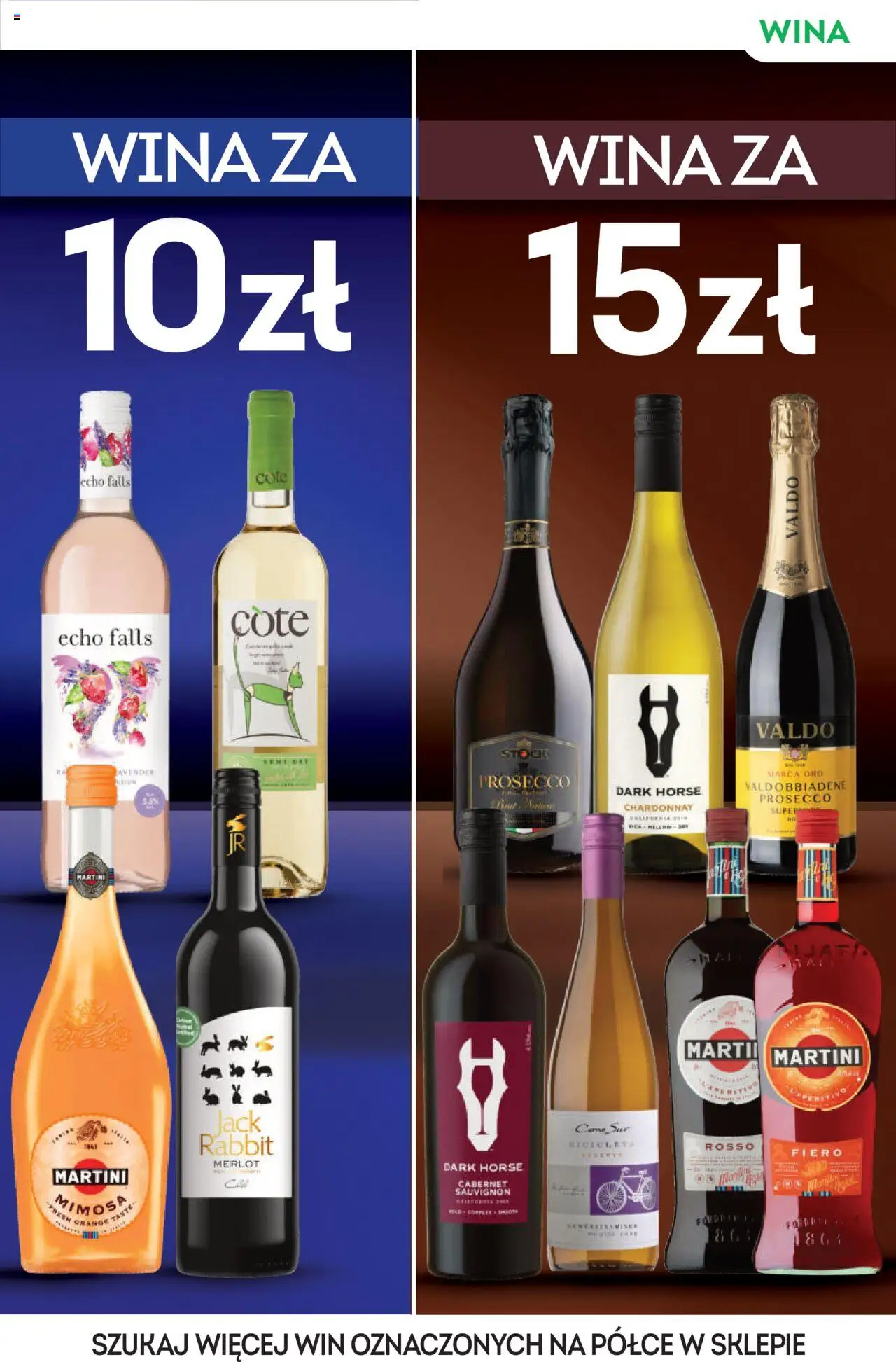 Żabka Gazetka - Katalog Win od 01.10.2025 | Strona: 3 | Produkty: Martini, Chardonnay, Merlot, Prosecco