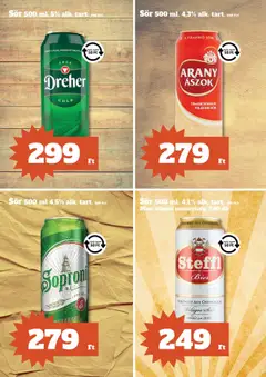Family Diszkont akciós ujság - amely érvényes a következő dátumtól: 28.08.2025 | Oldal: 25 | Termékek: Arany ászok, Steffl, Sör