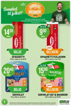 Forhåndsvisning av SPAGHETTI, 500 g, Sopps pr. kg 28,60 gyldig fra 26.01.2026 | Side: 9