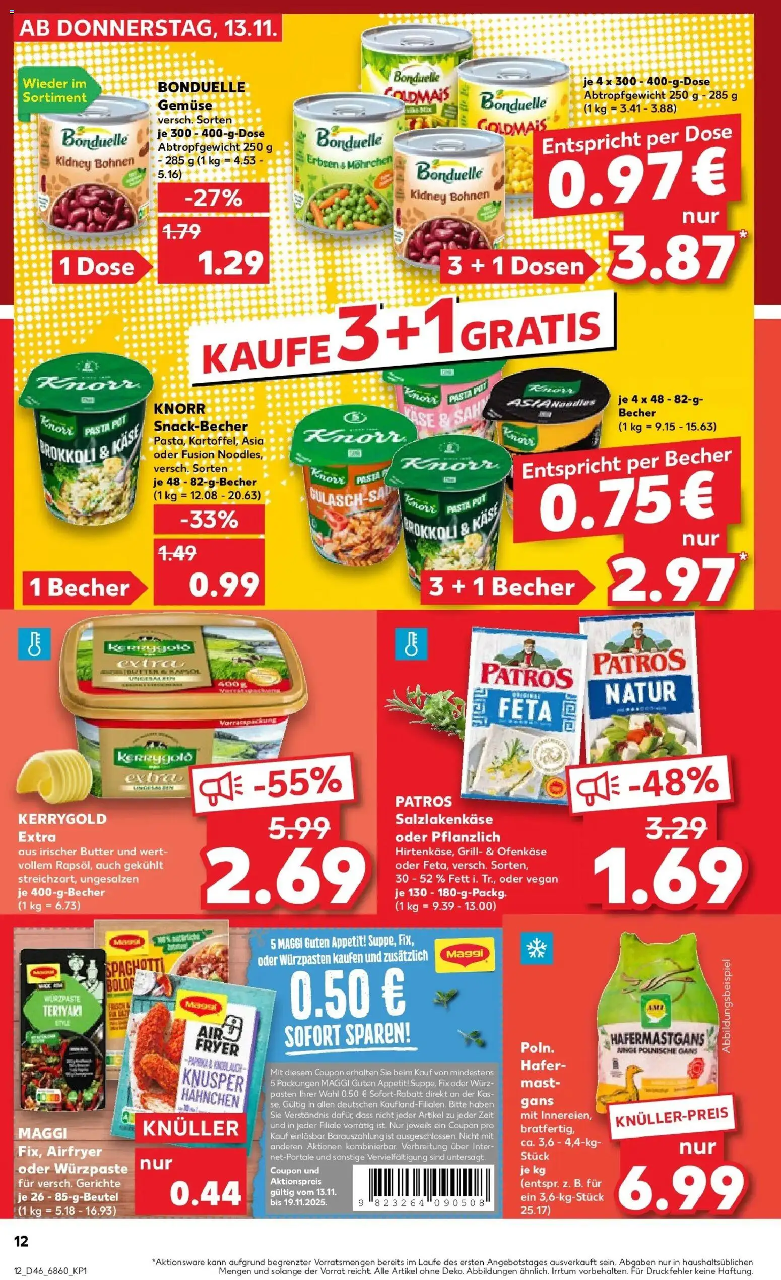 Kaufland prospekt Bad Kreuznach	 – gültig ab 17.11.2025 | Seite: 12 | Produkte: Grill, Maggi, Knorr, Brokkoli