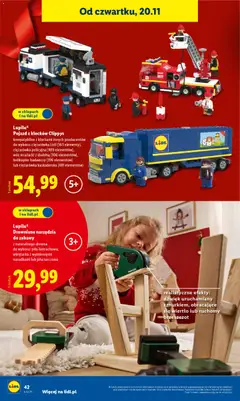 Pogląd oferty "Lidl Katalog zabawek" - ważna od 03.11.2025 | Strona: 42 | Produkty: Drabina